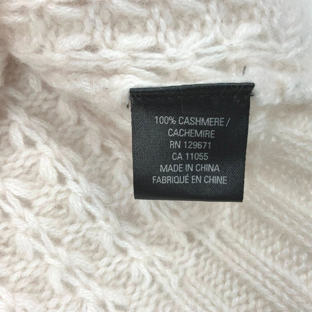 Cashmere Cropped Waffle Knit Sweater from Cashmere 360 Sz M - Picture 13 of 16
